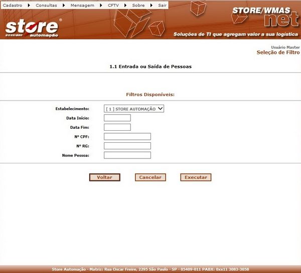 1.1 ENTRADA OU SAÍDA DE PESSOAS